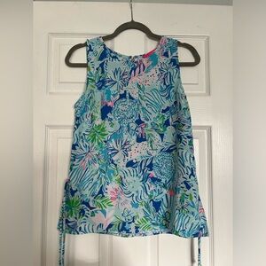 Lilly Pulitzer Blue Donna Top